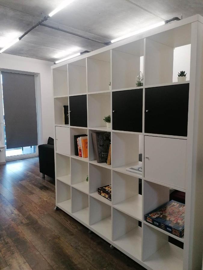 Erdvi Studija Spacious Studio Apartment Self Check In ヴィリニュス エクステリア 写真